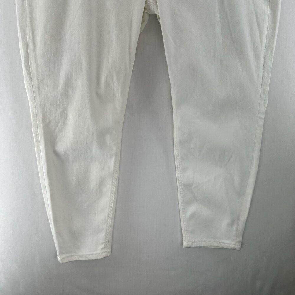 Melissa McCarthy Seven7 Jeans Womens 24 Pencil Slimming Silhouette Denim White - Picture 6 of 14